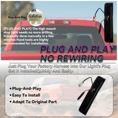 All-in-one LED 3rd Third Brake Light Cargo Light Upgraded Version High Mount …