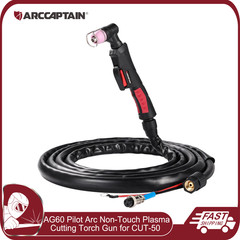 ARCCAPTAIN Plasma Cutter Torch AG60 Cutting Gun Pilot Arc Non-Touch for CUT-50🔥