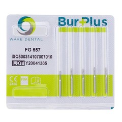 Wave Dental Carbide Burs Friction Grip FG 19mm FGOS Surgical 25mm Ball Pear 330