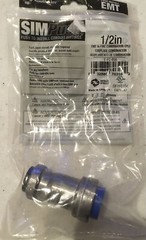 [2 Pack]Southwire 1/2” EMT to FMC Combination Conduit Couplings #E-FC-050