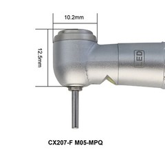 COXO Dental Self Power LED Handpiece CX207-F High Speed Turbine 2 4 Hole Midwest