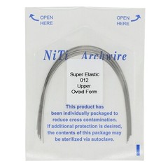 Dental Orthodontic Elastic Niti Arch Wire Round Ovoid 012 014 016 18 Upper Lower