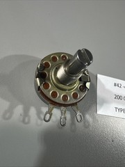 NOS Allen-Bradley TYPE J 200 Ohm Linear Taper Potentiometer USA #42