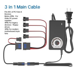 3V ~ 12V 2A 24W Power Supply Adjustable DC 3V 6V 9V 12V Variable Universal AC…