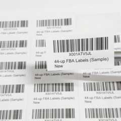 Amazon FBA Label (100 Sheets 4400 Labels) 44-up labels 48.5*25.4mm on A4