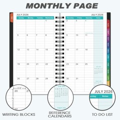 2026-2027 Pocket Calendar/Planner – Weekly & Monthly Pocket Planner for Purse…