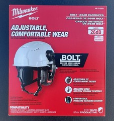 Milwaukee 48-73-3251 BOLT 26dB Earmuffs Free Shipping