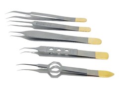 Hair Transplant Forceps Set 5 Pieces Stainless Steel