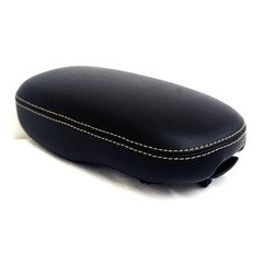 Armrest Leather Synthetic Cover Beige Stitch Kia Soul 2014-2019 1pc KIA-SOU-1419