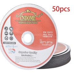 4″×0.040″×5/8″ Cut off Wheel Metal & Stainless Steel Thin Cutting Discs 50 Pack