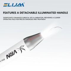 VRN-A8 Dental Portable Ultrasonic Piezo Scaler LED Detachable Handpiece w/5*Tips