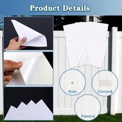 Vinyl Patch Kit Self-Adhesive Repair Tape for Siding, Fence, Cracks & Holes – 6