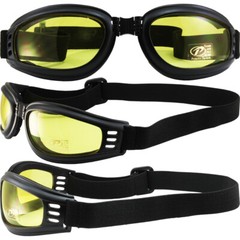 Pacific Coast Nomad Yellow/Black Oval Foldable Goggles