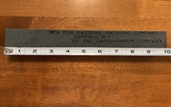 Carborundum Silicon Carbide Fine Rectangular Sharpening Stone 10” No. 58C