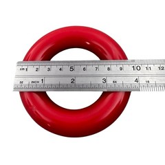 Red Vinyl-Coated Lead Ring Flask Weight for Laboratory Beakers/Flasks 10cm