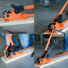 Klutch Rebar Cutting Tool, Rebar Bender Heavy-Duty Steel Cutter with Dual…
