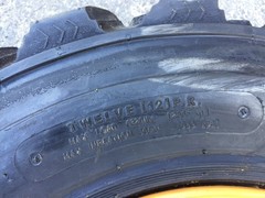 2 NEW 12-16.5 Tires/Wheels/Rim for 4X4 Case 580 Backhoe-Super M & L 4WD-119243A1