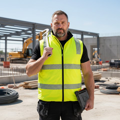 Hi Vis Visibility Reversible insulated Bodywarmer Safety JORESTECH Vest