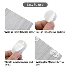 Quacc 8 PCS Self Adhesive Caster Wheels Appliance 360° Swivel Glide Smoothl