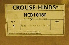 CROUSE HINDS NCB1018F-WT40EB22 40 AMP NCB SERIES CIRCUIT BREAKER ENCLOSURE !NEW!