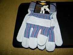 Diamondback Leather Palm Work Gloves Size L 934-9507 NWT