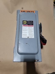 Square D H221N HD Safety Switch 30A 240VAC