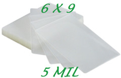 6 x 9 Laminating Pouches Sheets 500 5 Mil Half Letter Portrait Photo