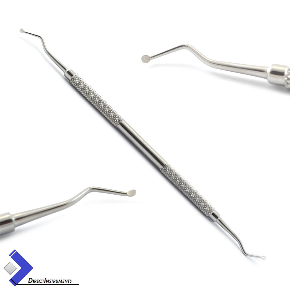 DENTAL SPOON EXCAVATOR 2MM RESTORATIVE CAVITY CARIOUS DECAY REMOVAL HYGIENE NEW
