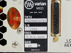 Varian VZC6961D7W1 C-Band TWT Amplifier TWTA 5.9-6.4 GHz 65 dB Gain Rackmount