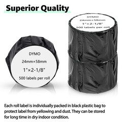 2 ROLLS For DYMO Labelwriter 400 450 4XL 2.25 in x 1.25 in FNSKU Barcode Labels