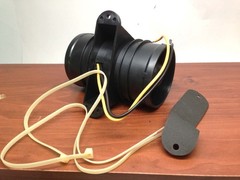 Marine HIGH Performance Turbo in LINE Bilge Blower 5″ L x 5”W x 3 ½” H, Black