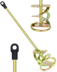 Paint Mixer for Drill Stirring Attachment Double Helix Fits 1-5 Gallon Bucket
