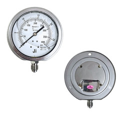 “Ji” Economical Pressure Gauge, 4″ Dial, 0-28 Kg/Cm2, Bottom Entry, SS Body
