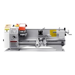 Metal Lathe Machine 8.7 x 18 in Precision Bench Power Metal Lathe Automatic Feed