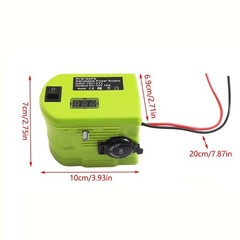 DC 18V-12V Step Down Converter Adapter Cigarette Lighter for Ryobi 18V BatteryOY