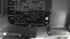 Baldor Reliance CM3538 0.5HP AC Motor 1800RPM 4-Pole 3-Phase 56C Frame 230/460V
