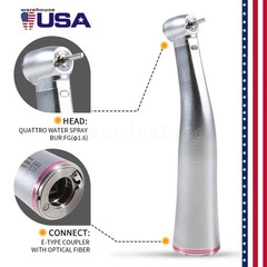 Yabangbang Dental Electric Handpiece 1:5 Contra Angle LED Optic High Speed 1-10