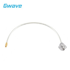 2.4mm 4 Hole Flange Female to GPPO Female .086″ Semi-flexible Cable, DC-50GHz