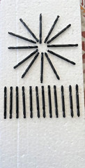 IRWIN 24PC #20 X 2″ USA DOUBLE END DRILL BITS 135 DEGEE S/P BLACK