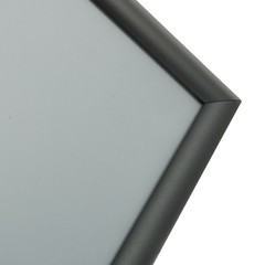 Aluminum Poster Stand 8.5x11in, Height-Adjustable, Rotatable, Waterproof PVC