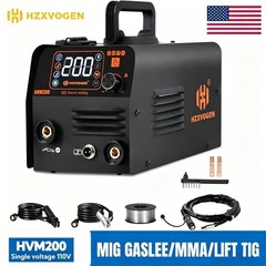 HZXVOGEN HVM200 110V Single Voltage Mini Stick Welder Digital Screen Portable