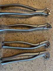Dental Physics Exreaction Forceps original German Golden Misch