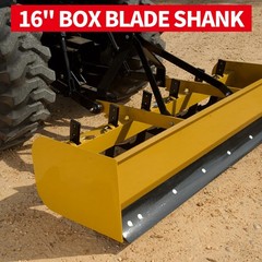 5pcs 4 Holes Box Blade Shank, 16” Scarifier Shank Teeth, Box Scraper Blade