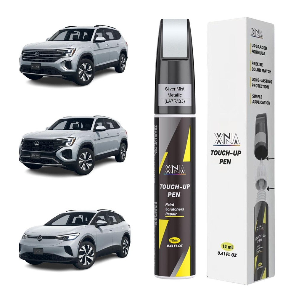 Silver Mist Metallic Touch Up Paint for Volkswagen | 2in1 Scratch Repair Kit