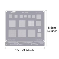🔲Universal BGA Soldering Mesh 0.3/0.35/0.4/0.5mm High Temp Reballing Stencil🆕