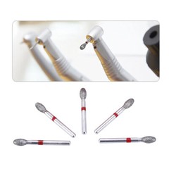 Dental Diamond Burs Egg Football Shape 379-023C/368-023C/379-023XF Coarse Fine