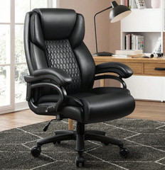 500lbs Heavy Duty big and tall leather office Chair Ergonomic executive wide 500