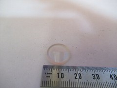 OPTICAL FLAT ZERODUR MINI LENS OPTICS AS PICTURED &3K-FT-42