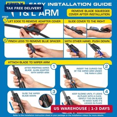Rain-X 810363 Repellency Water Repellent Wiper Blades, 22″ Windshield Wipers (Pa
