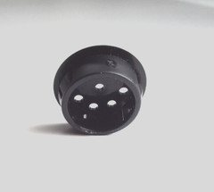 x5 1″ VENT HOLE PLUG ESSENTRA 62MP1000V LOCKING NYLON PLASTIC HEYCO STYLE CAP